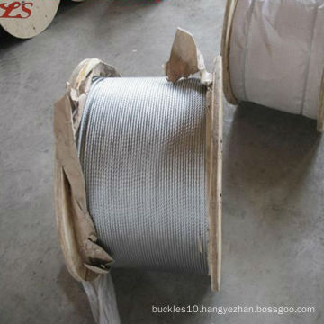 6x19 fc galvanized steel wire ropes